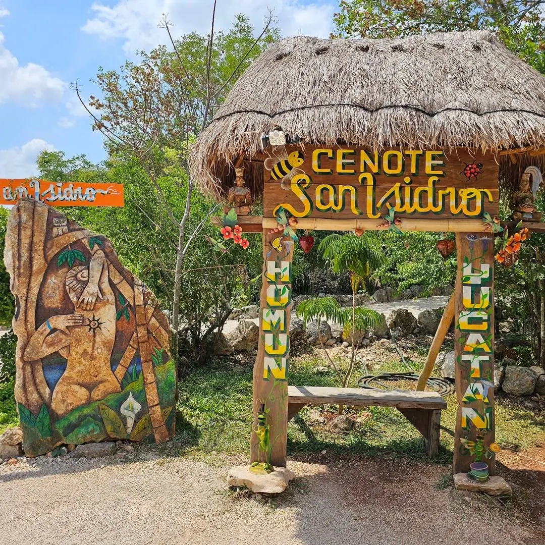 Señalamiento Cenote San Isidro