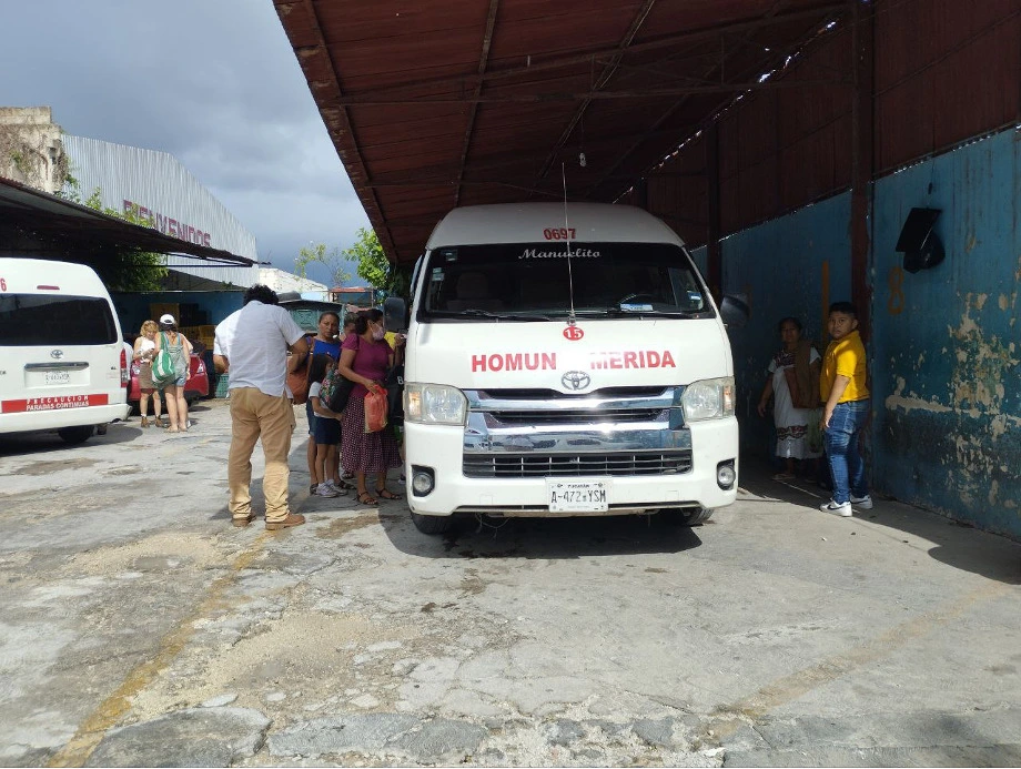 Paradero Colectivo de Mérida a Homún Yucatán